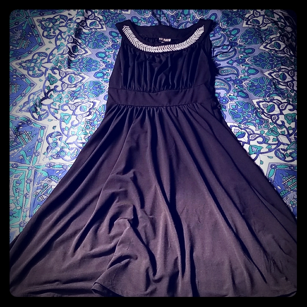 Black cocktail dress